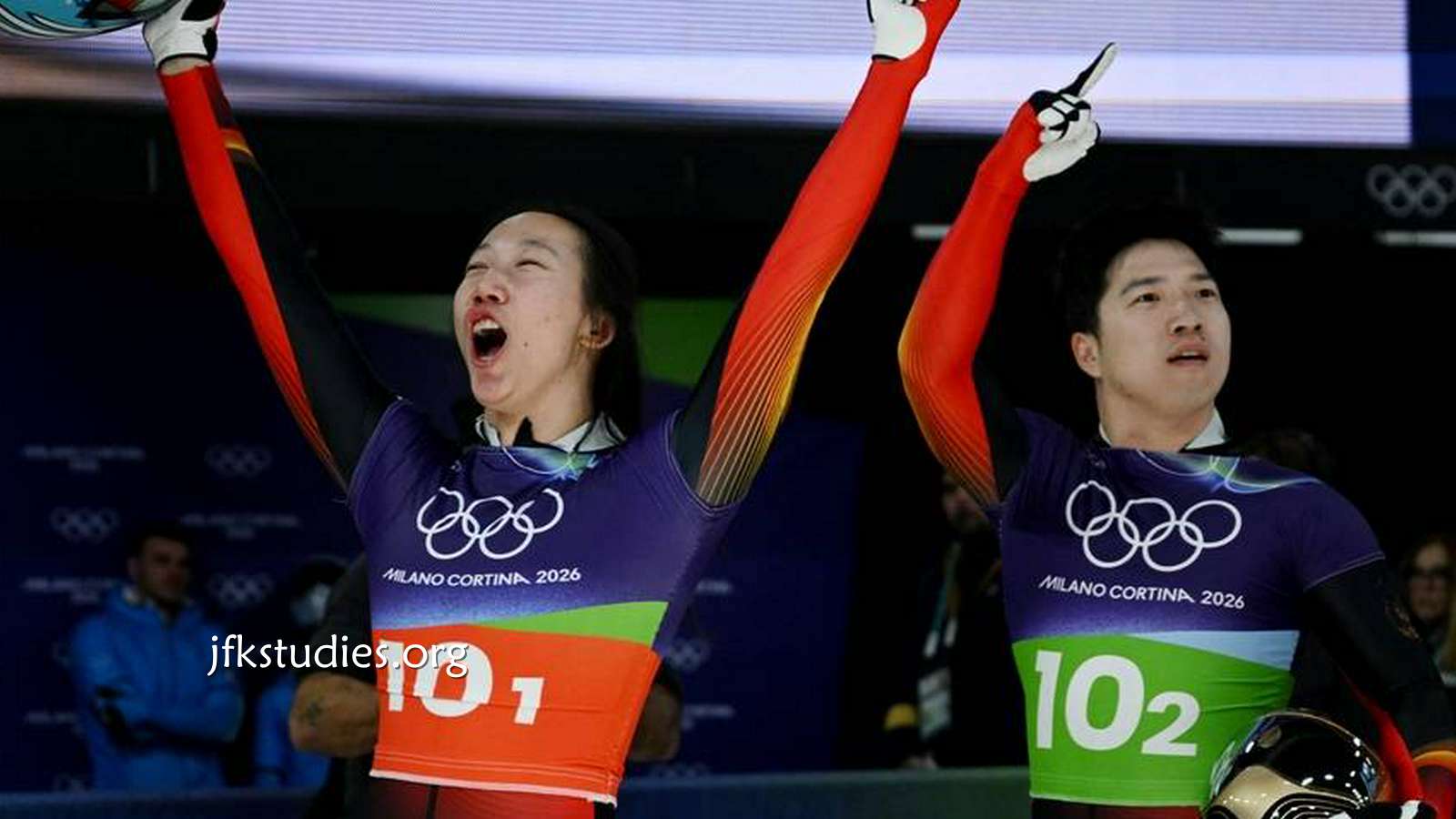 杏彩体育热点聚焦：冬奥会钢架雪车混合团体赛 赵丹/陈文浩名列第5英国夺冠